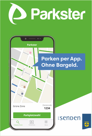 Parken per Smartphone in Senden mit Parkster