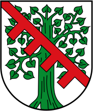 Wappen der befeundeten Gemeinde Senden in Westfalen