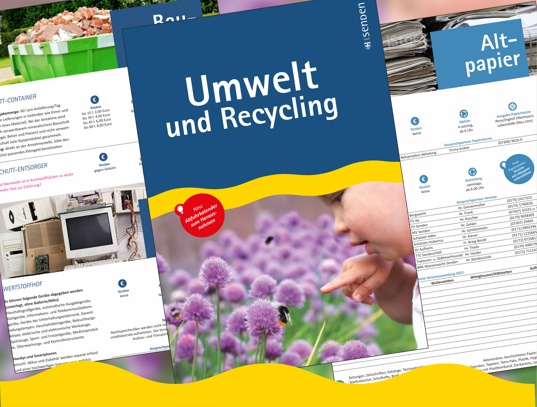Broschüre Umwelt & Recycling