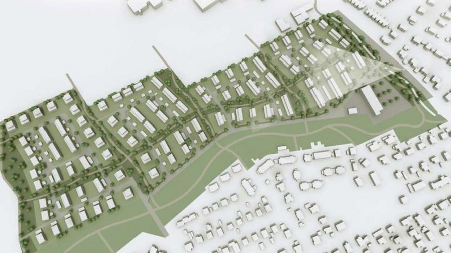 Baugebiet "Am Stadtpark" Plan